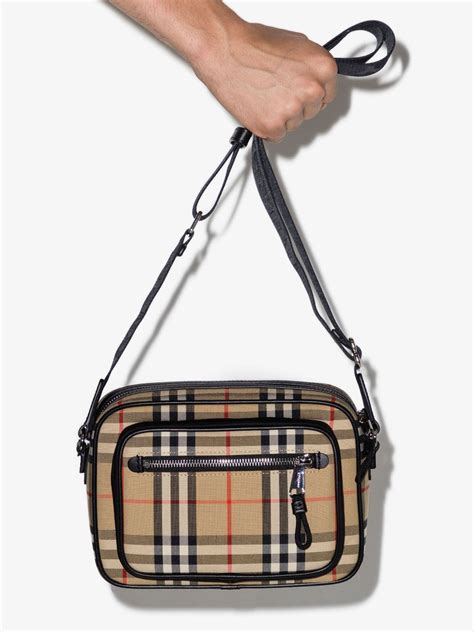 Burberry paddy check crossbody bag